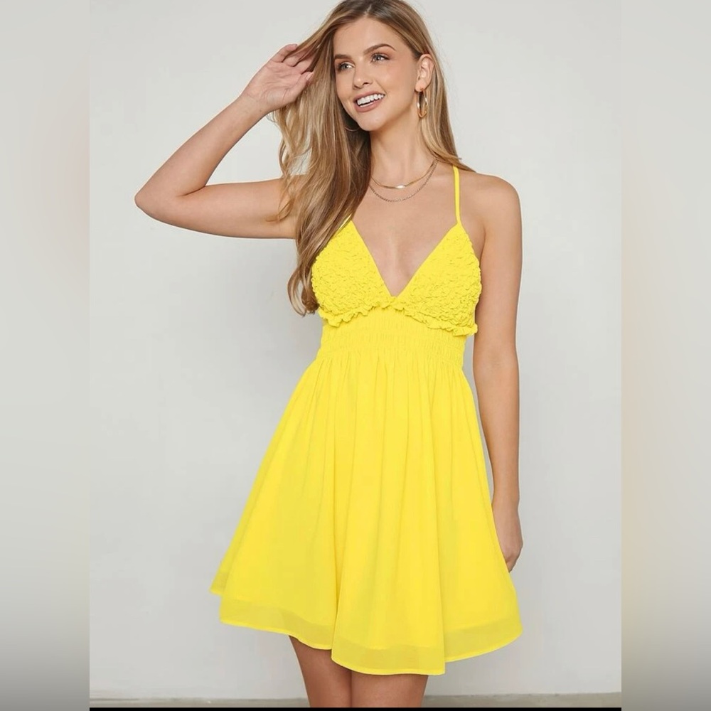 SHEIN X halter dress